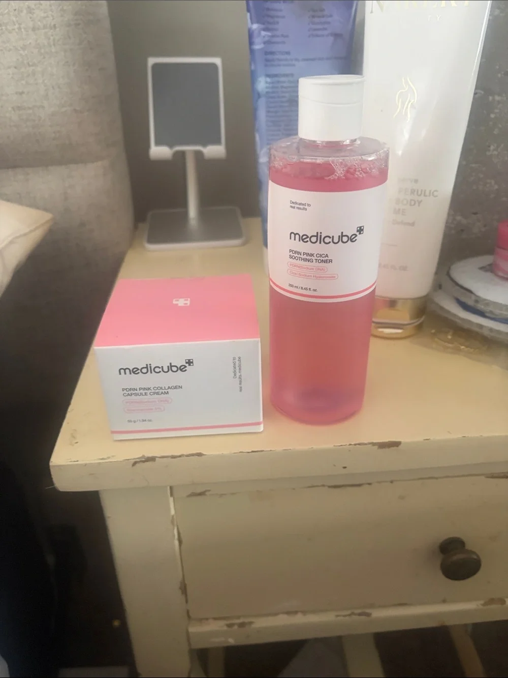 Medicube Pink Collagen Soothing Toner & Cream - Pink